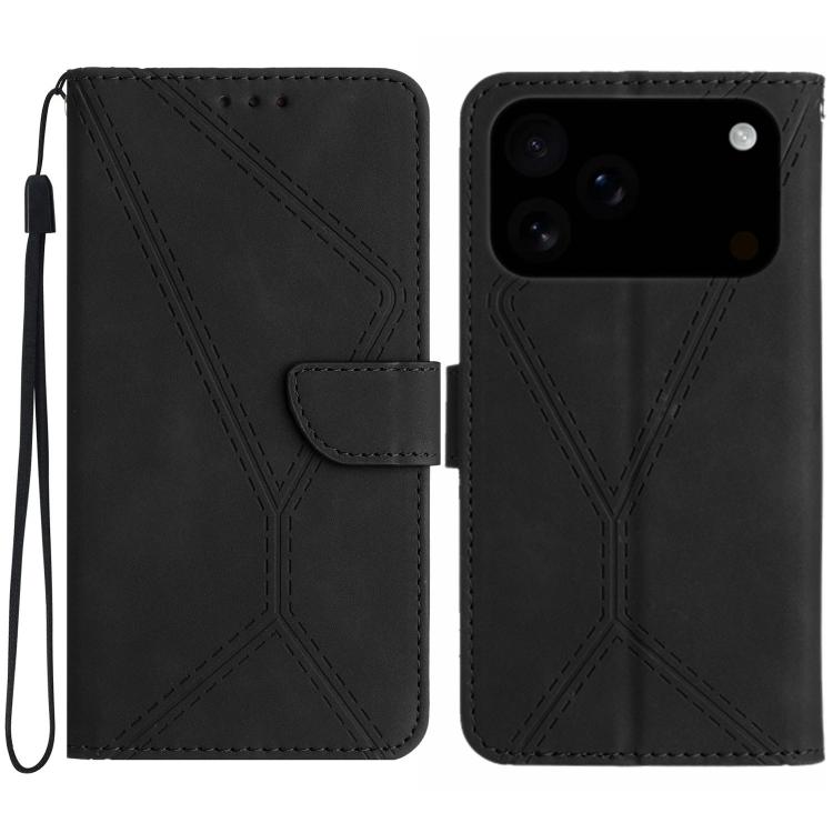 Stitching Embossed Leather Phone Case, For iPhone 18 Pro / 17 Pro, For iPhone 18 Pro Max / 17 Pro Max, For iPhone 17e / 16e, For iPhone 17, For iPhone Air, For iPhone 16 Pro Max, For iPhone 16 Pro, For iPhone 16 Plus