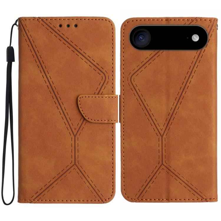 Stitching Embossed Leather Phone Case, For iPhone 17e / 16e, For iPhone 17 Pro Max, For iPhone 17 Pro, For iPhone 17, For iPhone Air, For iPhone 16 Pro Max, For iPhone 16 Pro, For iPhone 16 Plus