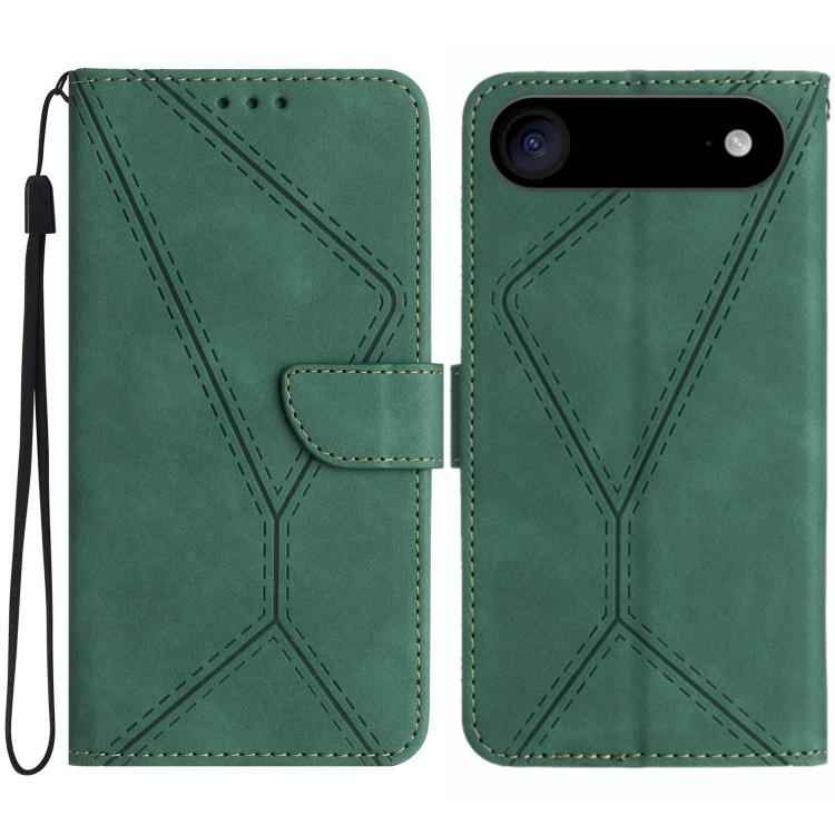Stitching Embossed Leather Phone Case, For iPhone 17e / 16e, For iPhone 17 Pro Max, For iPhone 17 Pro, For iPhone 17, For iPhone Air, For iPhone 16 Pro Max, For iPhone 16 Pro, For iPhone 16 Plus
