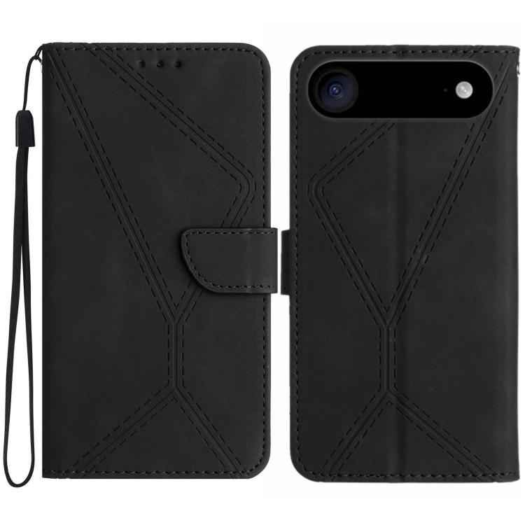 Stitching Embossed Leather Phone Case, For iPhone 17e / 16e, For iPhone 17 Pro Max, For iPhone 17 Pro, For iPhone 17, For iPhone Air, For iPhone 16 Pro Max, For iPhone 16 Pro, For iPhone 16 Plus