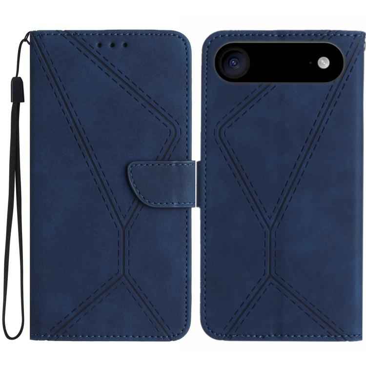 Stitching Embossed Leather Phone Case, For iPhone 17e / 16e, For iPhone 17 Pro Max, For iPhone 17 Pro, For iPhone 17, For iPhone Air, For iPhone 16 Pro Max, For iPhone 16 Pro, For iPhone 16 Plus