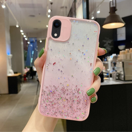 Starry Gradient Glitter Powder TPU Phone Case