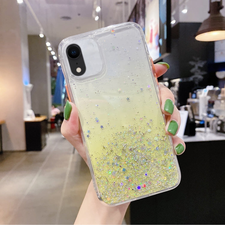 Starry Gradient Glitter Powder TPU Phone Case