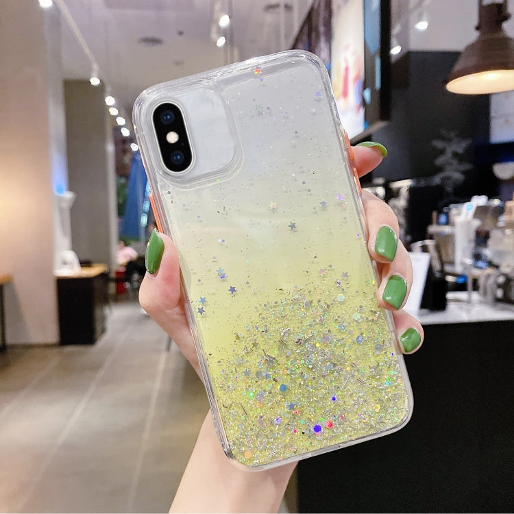 Starry Gradient Glitter Powder TPU Phone Case