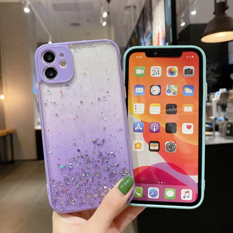 Starry Gradient Glitter Powder TPU Phone Case