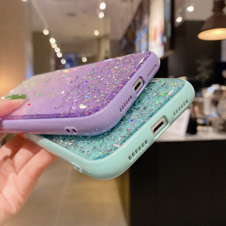 Starry Gradient Glitter Powder TPU Phone Case