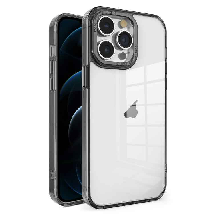 Crystal TPU + PC Electroplated Lens Frame Phone Case