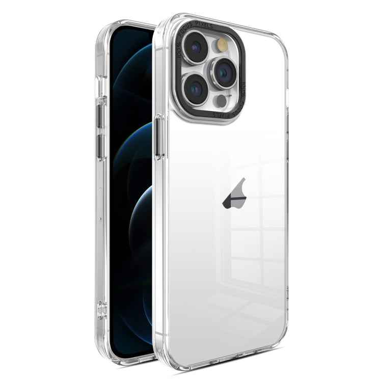 Crystal TPU + PC Electroplated Lens Frame Phone Case
