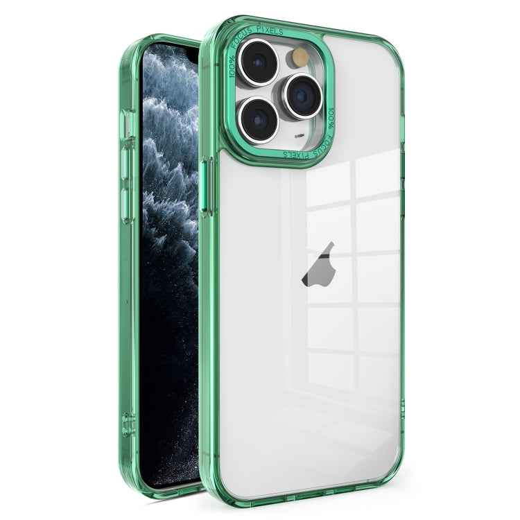 Crystal TPU + PC Electroplated Lens Frame Phone Case