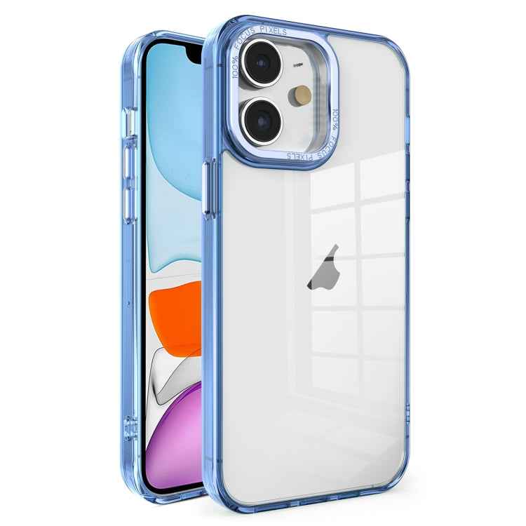 Crystal TPU + PC Electroplated Lens Frame Phone Case