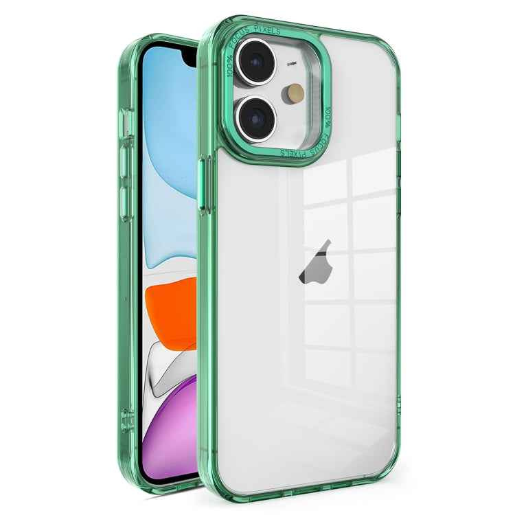 Crystal TPU + PC Electroplated Lens Frame Phone Case