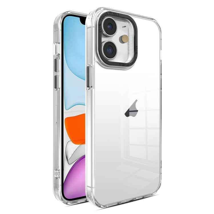 Crystal TPU + PC Electroplated Lens Frame Phone Case