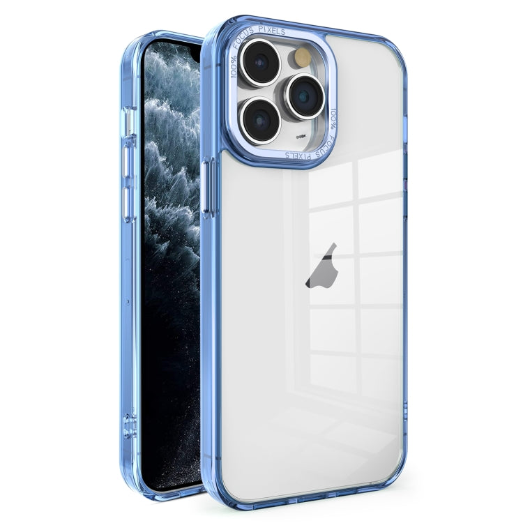 Crystal TPU + PC Electroplated Lens Frame Phone Case