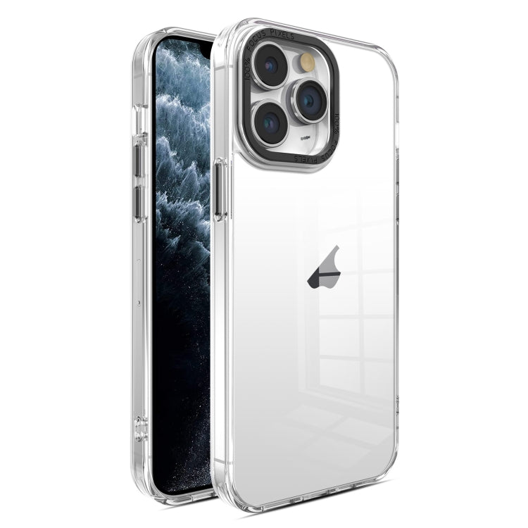 Crystal TPU + PC Electroplated Lens Frame Phone Case
