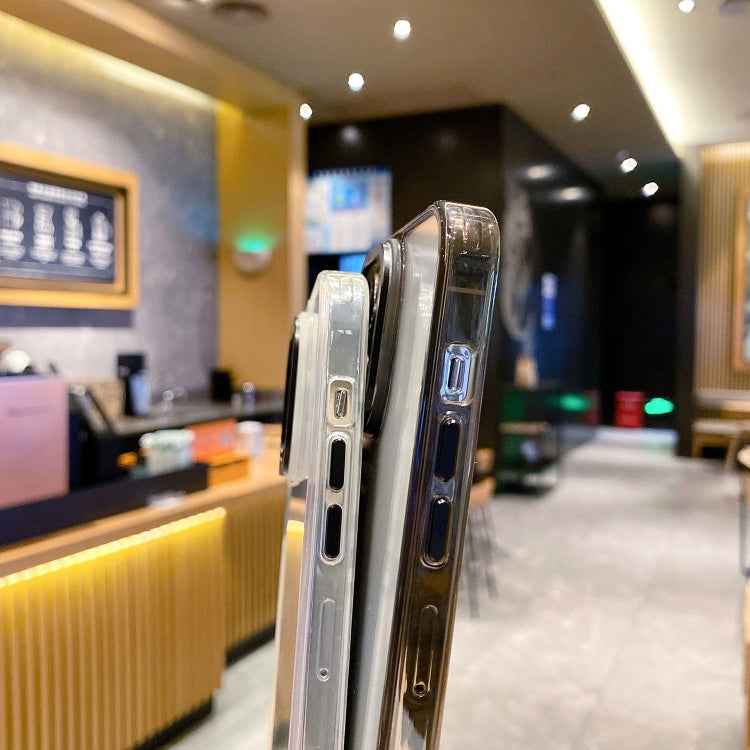 Crystal TPU + PC Electroplated Lens Frame Phone Case
