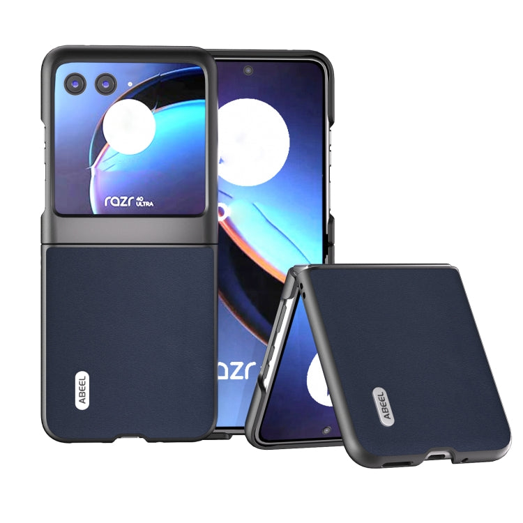 ABEEL Genuine Leather Xiaoya Series Phone Case, For Motorola Razr 60 Ultra, For Motorola Razr 50, For Motorola Razr 40, For Motorola Razr 40 Ultra