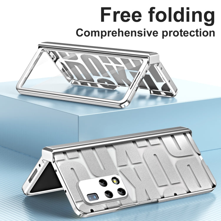 Integrated Electroplating Folding Phone Case with Hinge