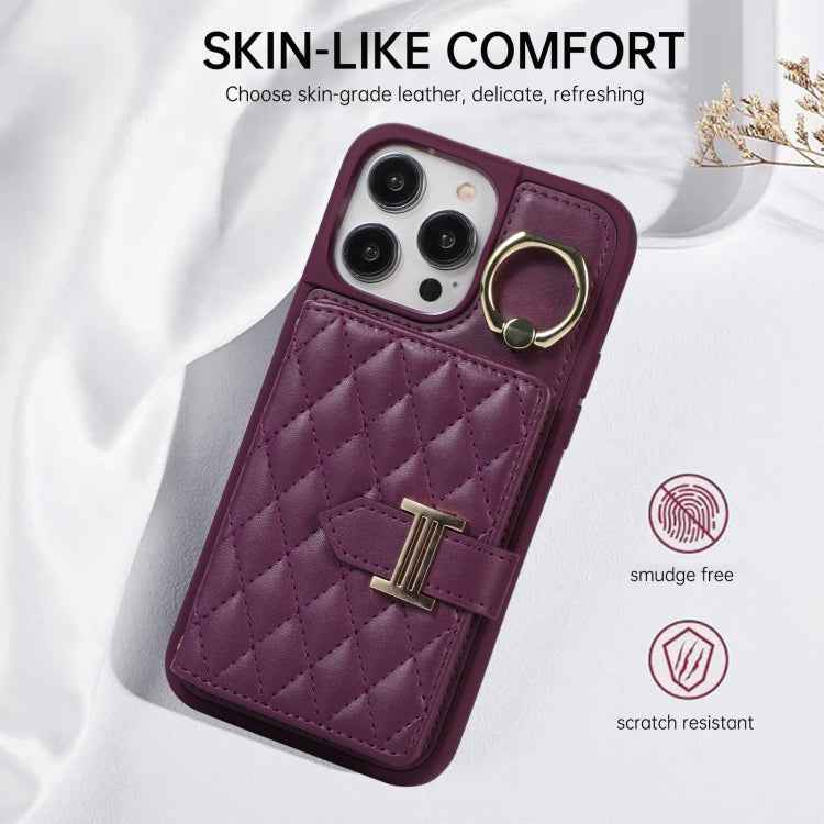 Horizontal Card Bag Ring Holder Phone Case with Dual Lanyard, For iPhone 11 Pro, For iPhone X / XS, For iPhone XR, For iPhone XS Max