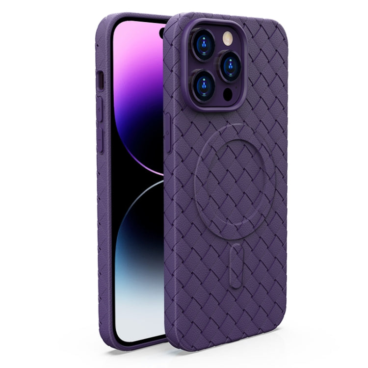 Woven Pattern MagSafe Magnetic Cooling Phone Case