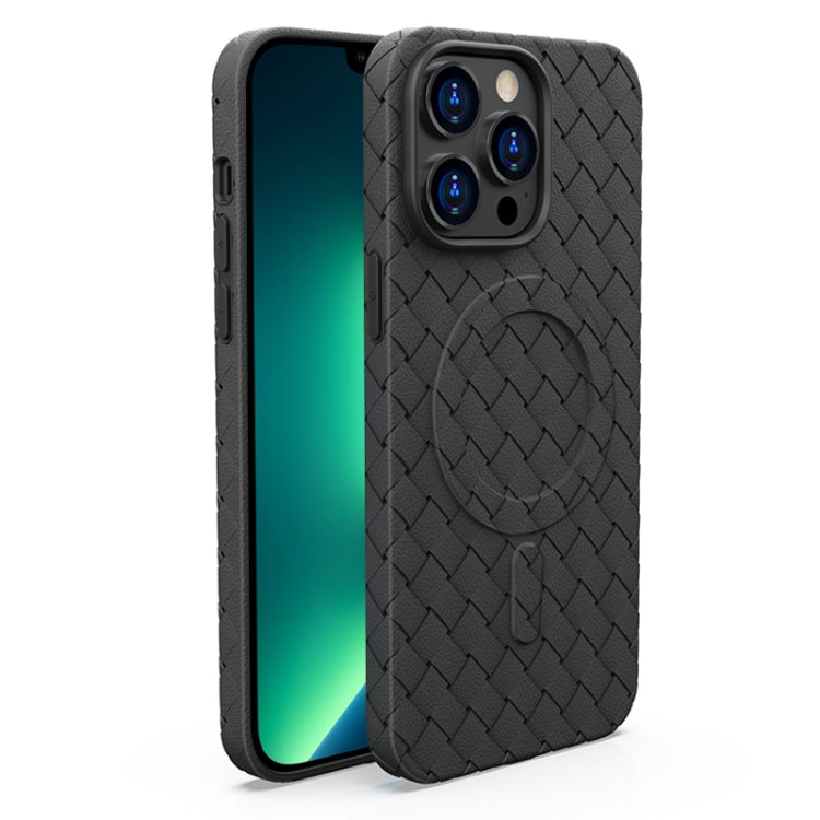 Woven Pattern MagSafe Magnetic Cooling Phone Case