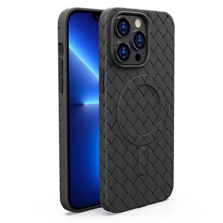Woven Pattern MagSafe Magnetic Cooling Phone Case