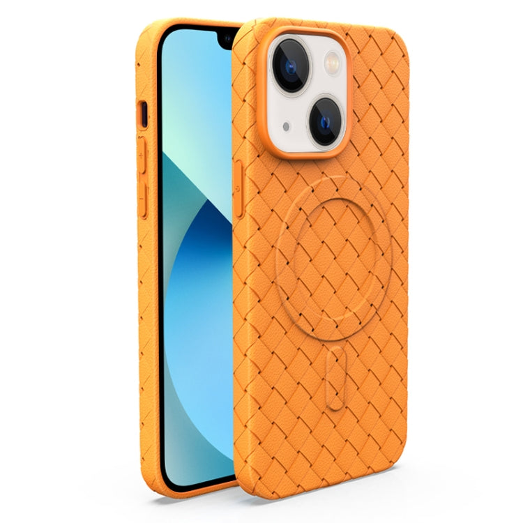Woven Pattern MagSafe Magnetic Cooling Phone Case