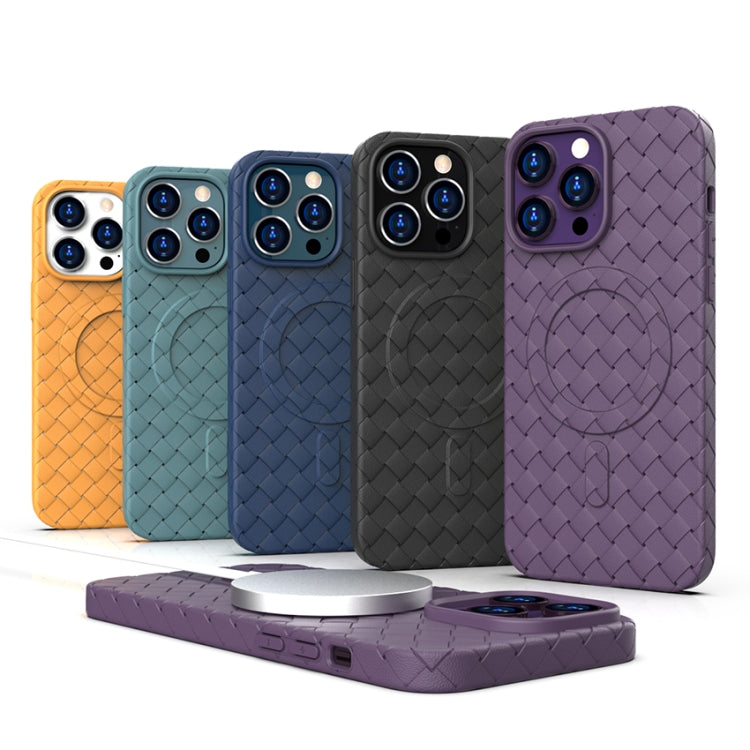 Woven Pattern MagSafe Magnetic Cooling Phone Case