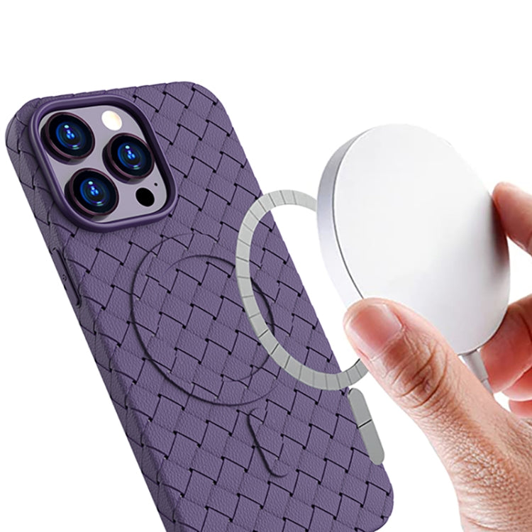Woven Pattern MagSafe Magnetic Cooling Phone Case