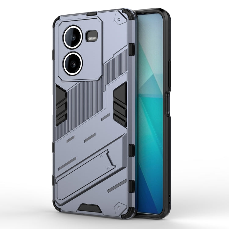 Punk Armor 2 in 1 PC + TPU Phone Case with Holder, For vivo iQOO 12 5G, For vivo Y200 5G Global, For vivo iQOO Z8, For vivo V29e, For vivo S17 / S17 Pro, For vivo S17e