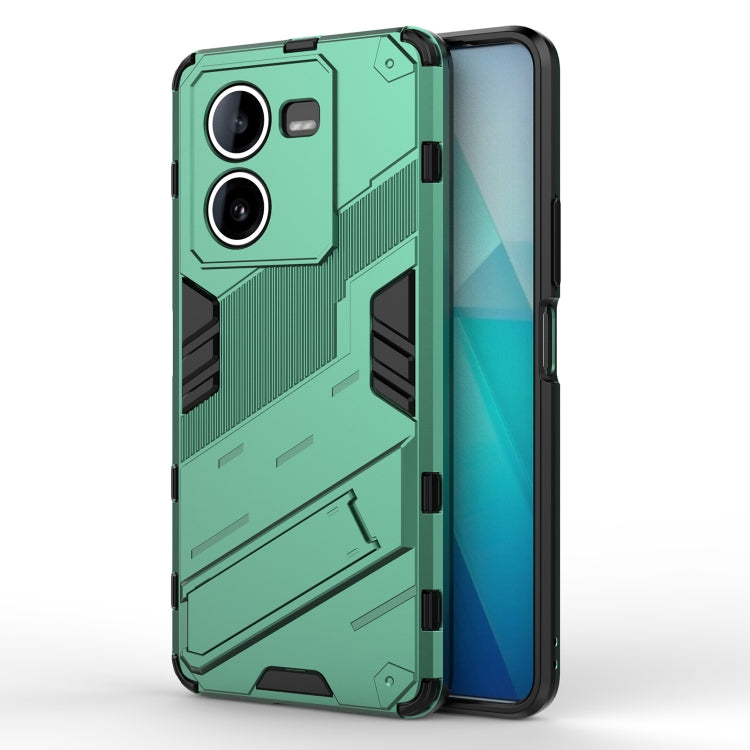 Punk Armor 2 in 1 PC + TPU Phone Case with Holder, For vivo iQOO 12 5G, For vivo Y200 5G Global, For vivo iQOO Z8, For vivo V29e, For vivo S17 / S17 Pro, For vivo S17e