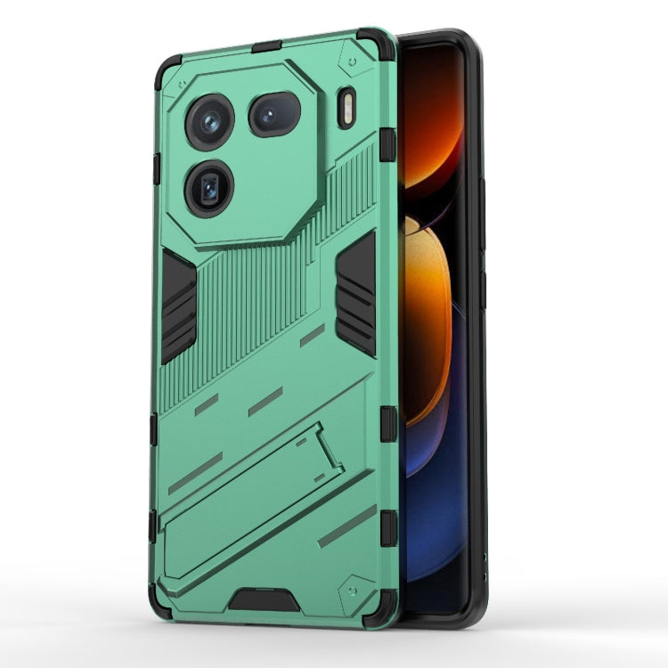 Punk Armor 2 in 1 PC + TPU Phone Case with Holder, For vivo iQOO Z9 5G, For vivo iQOO Z9 Turbo 5G, For vivo iQOO Neo9 5G, For vivo S18E 5G, For vivo S18 5G, For vivo iQOO 12 Pro 5G