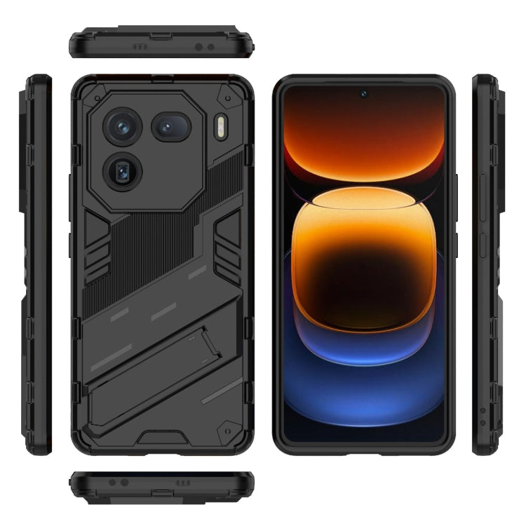 Punk Armor 2 in 1 PC + TPU Phone Case with Holder, For vivo iQOO 12 5G, For vivo Y200 5G Global, For vivo iQOO Z8, For vivo V29e, For vivo S17 / S17 Pro, For vivo S17e