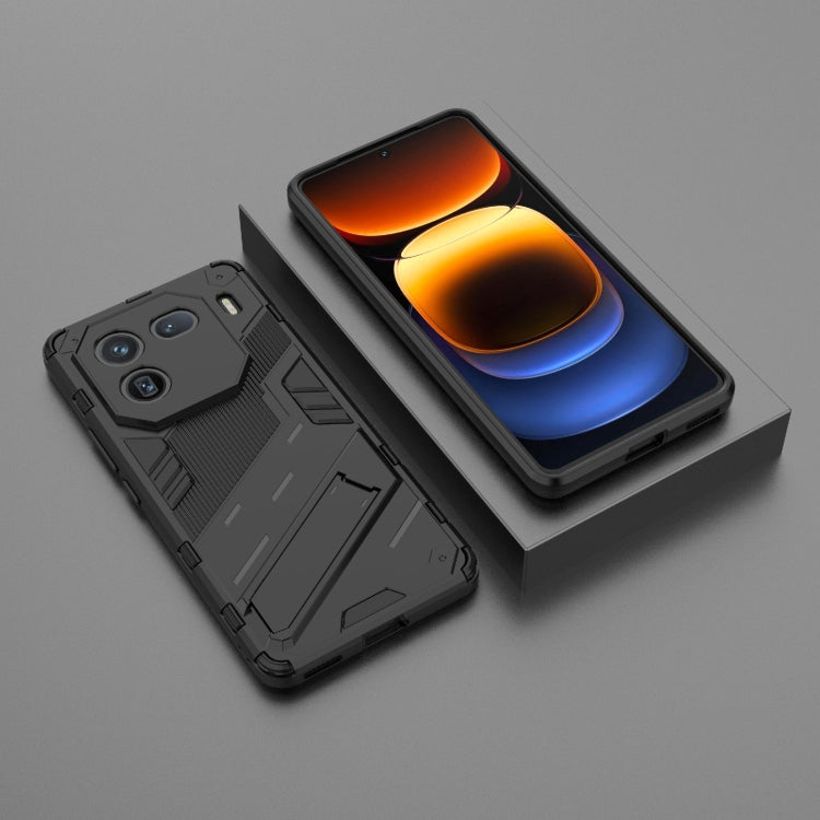 Punk Armor 2 in 1 PC + TPU Phone Case with Holder, For vivo iQOO 12 5G, For vivo Y200 5G Global, For vivo iQOO Z8, For vivo V29e, For vivo S17 / S17 Pro, For vivo S17e