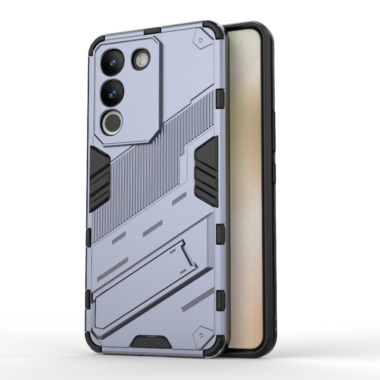 Punk Armor 2 in 1 PC + TPU Phone Case with Holder, For vivo iQOO 12 5G, For vivo Y200 5G Global, For vivo iQOO Z8, For vivo V29e, For vivo S17 / S17 Pro, For vivo S17e