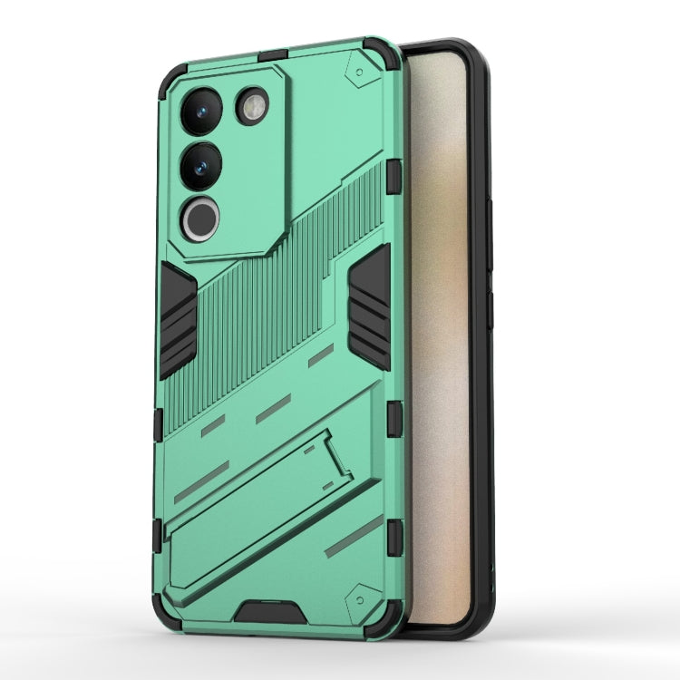 Punk Armor 2 in 1 PC + TPU Phone Case with Holder, For vivo iQOO 12 5G, For vivo Y200 5G Global, For vivo iQOO Z8, For vivo V29e, For vivo S17 / S17 Pro, For vivo S17e