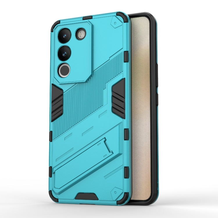 Punk Armor 2 in 1 PC + TPU Phone Case with Holder, For vivo iQOO 12 5G, For vivo Y200 5G Global, For vivo iQOO Z8, For vivo V29e, For vivo S17 / S17 Pro, For vivo S17e