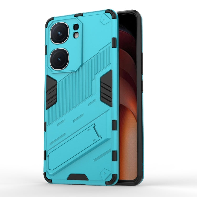 Punk Armor 2 in 1 PC + TPU Phone Case with Holder, For vivo iQOO Z9 5G, For vivo iQOO Z9 Turbo 5G, For vivo iQOO Neo9 5G, For vivo S18E 5G, For vivo S18 5G, For vivo iQOO 12 Pro 5G