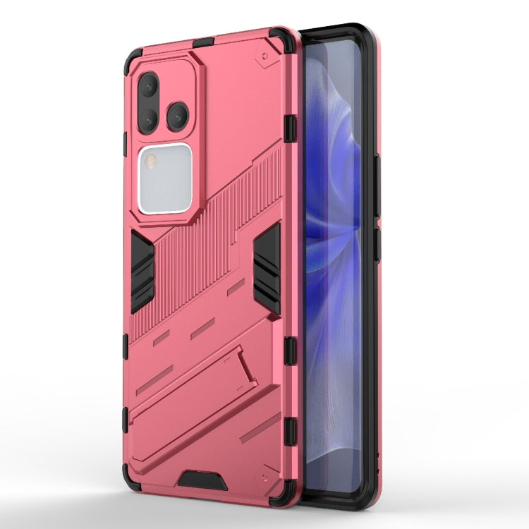 Punk Armor 2 in 1 PC + TPU Phone Case with Holder, For vivo iQOO Z9 5G, For vivo iQOO Z9 Turbo 5G, For vivo iQOO Neo9 5G, For vivo S18E 5G, For vivo S18 5G, For vivo iQOO 12 Pro 5G