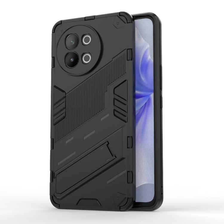 Punk Armor 2 in 1 PC + TPU Phone Case with Holder, For vivo iQOO Z9 5G, For vivo iQOO Z9 Turbo 5G, For vivo iQOO Neo9 5G, For vivo S18E 5G, For vivo S18 5G, For vivo iQOO 12 Pro 5G