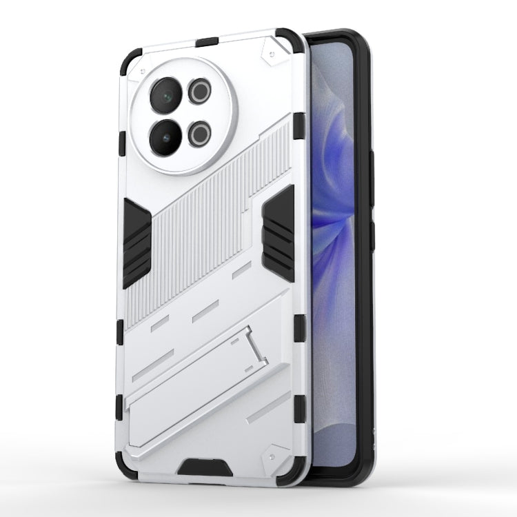 Punk Armor 2 in 1 PC + TPU Phone Case with Holder, For vivo iQOO Z9 5G, For vivo iQOO Z9 Turbo 5G, For vivo iQOO Neo9 5G, For vivo S18E 5G, For vivo S18 5G, For vivo iQOO 12 Pro 5G