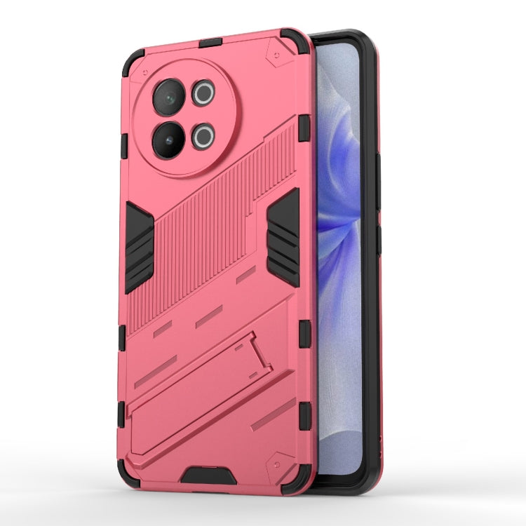 Punk Armor 2 in 1 PC + TPU Phone Case with Holder, For vivo iQOO Z9 5G, For vivo iQOO Z9 Turbo 5G, For vivo iQOO Neo9 5G, For vivo S18E 5G, For vivo S18 5G, For vivo iQOO 12 Pro 5G