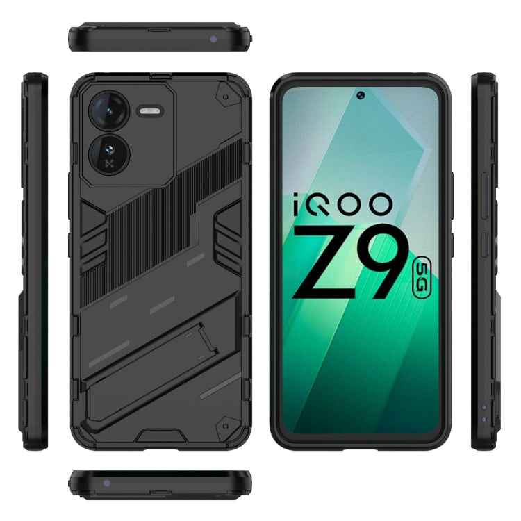 Punk Armor 2 in 1 PC + TPU Phone Case with Holder, For vivo iQOO Z9 5G, For vivo iQOO Z9 Turbo 5G, For vivo iQOO Neo9 5G, For vivo S18E 5G, For vivo S18 5G, For vivo iQOO 12 Pro 5G