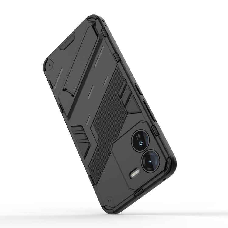 Punk Armor 2 in 1 PC + TPU Phone Case with Holder, For vivo iQOO Z9 5G, For vivo iQOO Z9 Turbo 5G, For vivo iQOO Neo9 5G, For vivo S18E 5G, For vivo S18 5G, For vivo iQOO 12 Pro 5G