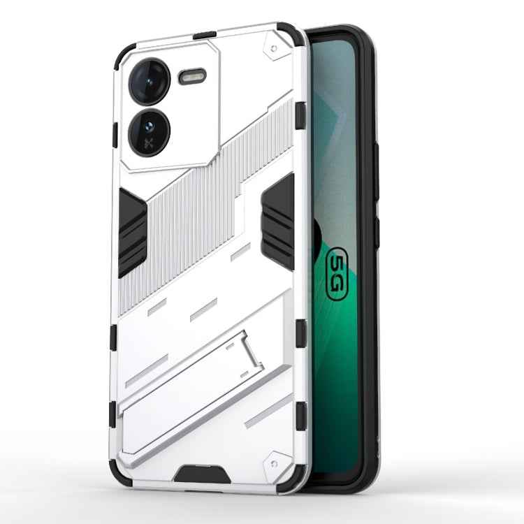 Punk Armor 2 in 1 PC + TPU Phone Case with Holder, For vivo iQOO Z9 5G, For vivo iQOO Z9 Turbo 5G, For vivo iQOO Neo9 5G, For vivo S18E 5G, For vivo S18 5G, For vivo iQOO 12 Pro 5G