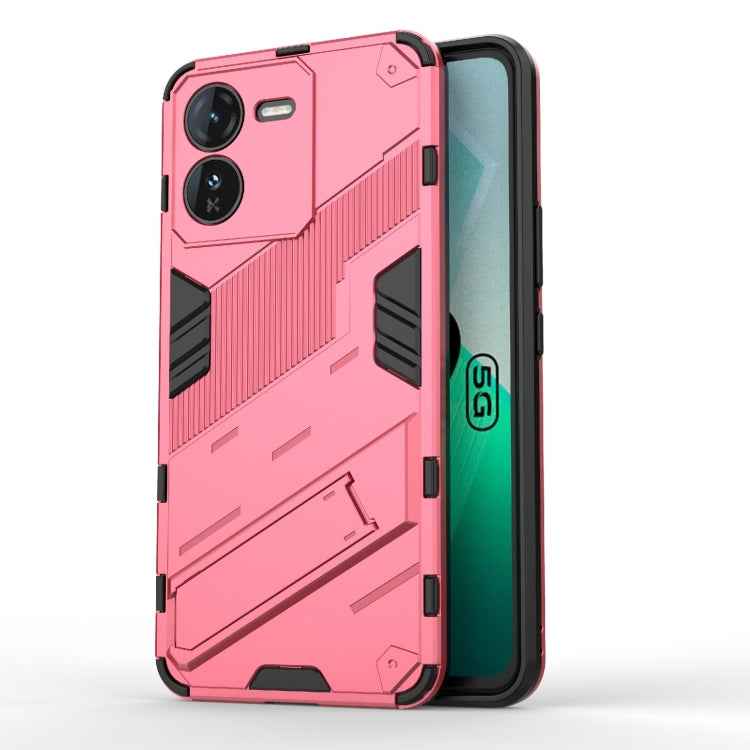 Punk Armor 2 in 1 PC + TPU Phone Case with Holder, For vivo iQOO Z9 5G, For vivo iQOO Z9 Turbo 5G, For vivo iQOO Neo9 5G, For vivo S18E 5G, For vivo S18 5G, For vivo iQOO 12 Pro 5G