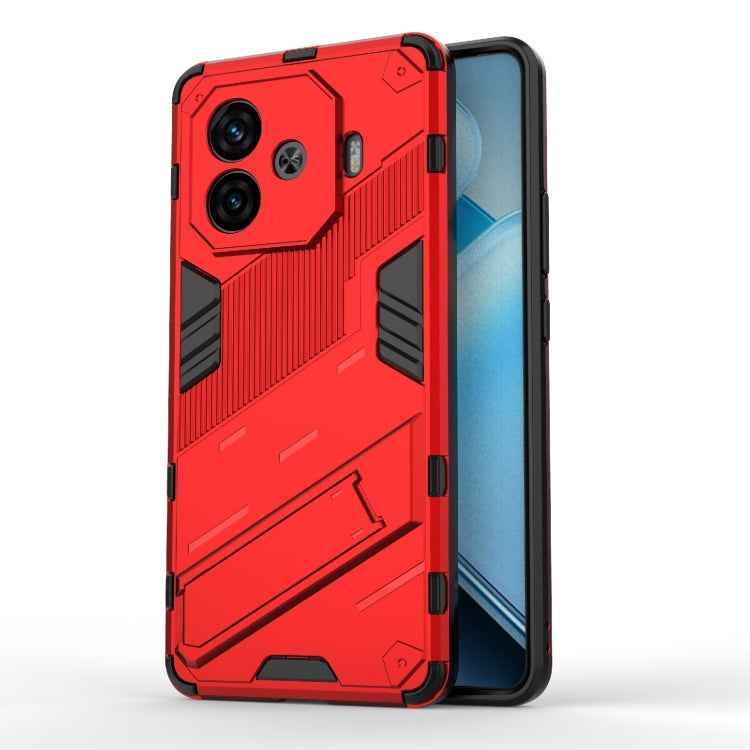 Punk Armor 2 in 1 PC + TPU Phone Case with Holder, For vivo iQOO Z9 5G, For vivo iQOO Z9 Turbo 5G, For vivo iQOO Neo9 5G, For vivo S18E 5G, For vivo S18 5G, For vivo iQOO 12 Pro 5G