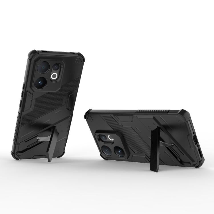 Punk Armor 2 in 1 PC + TPU Phone Case with Holder, For vivo V60 5G Global, For vivo V50 5G Global, For vivo iQOO Z9s Pro 5G India, For vivo iQOO Z9s 5G Global, For vivo V30e 5G Global, For vivo iQOO Z9X 5G