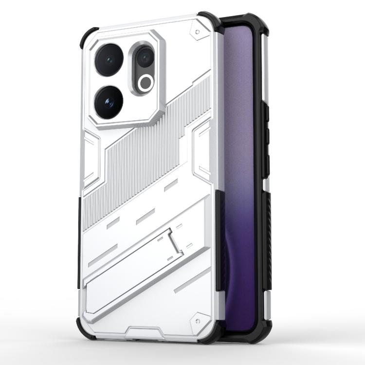 Punk Armor 2 in 1 PC + TPU Phone Case with Holder, For vivo V60 5G Global, For vivo V50 5G Global, For vivo iQOO Z9s Pro 5G India, For vivo iQOO Z9s 5G Global, For vivo V30e 5G Global, For vivo iQOO Z9X 5G