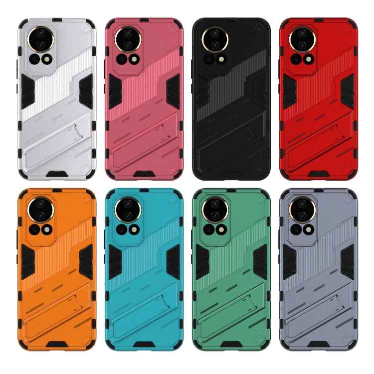 Punk Armor 2 in 1 PC + TPU Phone Case with Holder, For Huawei nova 12 5G, For Huawei Mate 60, For Huawei Mate 60 Pro, For Huawei nova 11i 4G, For Huawei nova 11 Pro 4G, For Huawei nova 11 4G