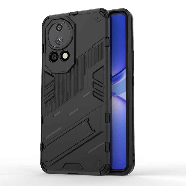 Punk Armor 2 in 1 PC + TPU Phone Case with Holder, For Huawei Mate 70 Pro / 70 Pro+, For Huawei Pura 70 Pro / 70 Pro+, For Huawei Pura 70 Ultra, For Huawei Pura 70, For Huawei nova 11 SE, For Huawei nova 12 Pro